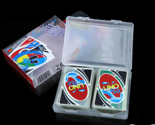 Transparent waterproof UNO playing cards