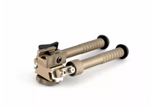 CNC QD Tactical Bipod with 5 to 9 inch adjustable locking legs