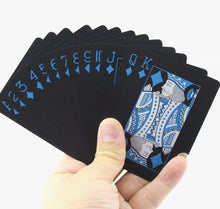 Waterproof Plastic Black&Blue Poker Playing Cards