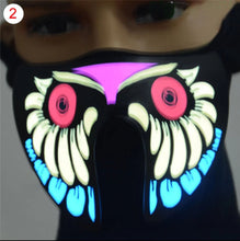 Creative Cool LED Luminous Flashing Half Face Mask