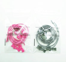 3 types of No Tie Shoe Laces silicone, pull string, magnetic