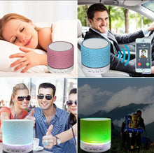 IPHONE ONLY- LED Portable Mini Bluetooth Speakers Wireless Hands Free Speaker