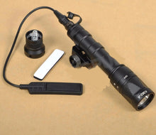Tactical Gun Flashlight For 20mm Picatinny Rail W/Pressure switch and IR