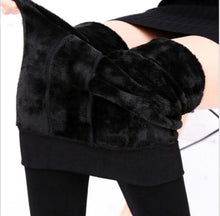 Women's Autumn And Winter High Elasticity And Good Quality Warm Leggings Thick Velvet Pants