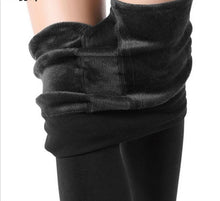 Women's Autumn And Winter High Elasticity And Good Quality Warm Leggings Thick Velvet Pants