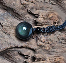 Rainbow Eye Obsidian Jewelry Necklace