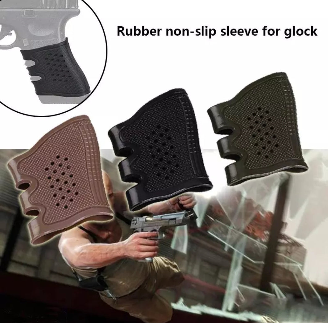 Tactical Holster Pistol Rubber Grips Anti Slip Glove For Glock 17 19 20 21 22 32