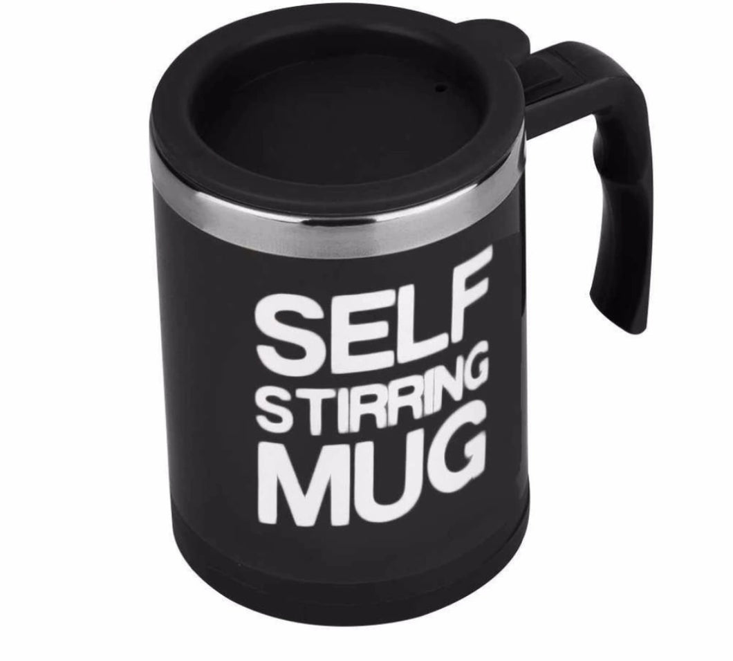 Stainless Self Stirring Mug Auto Mixing Drink Tea Coffee Cup With Lid