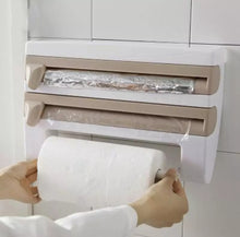 Kitchen Storage Rack- Paper Towel, Alum. Foil and Cling Film