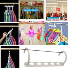 6 or 12 Pack Space Saver Wonder Magic Clothes Hangers Closet Organizer