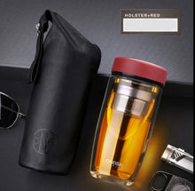 Double Glass Walled Tea Infuser w/Bag
