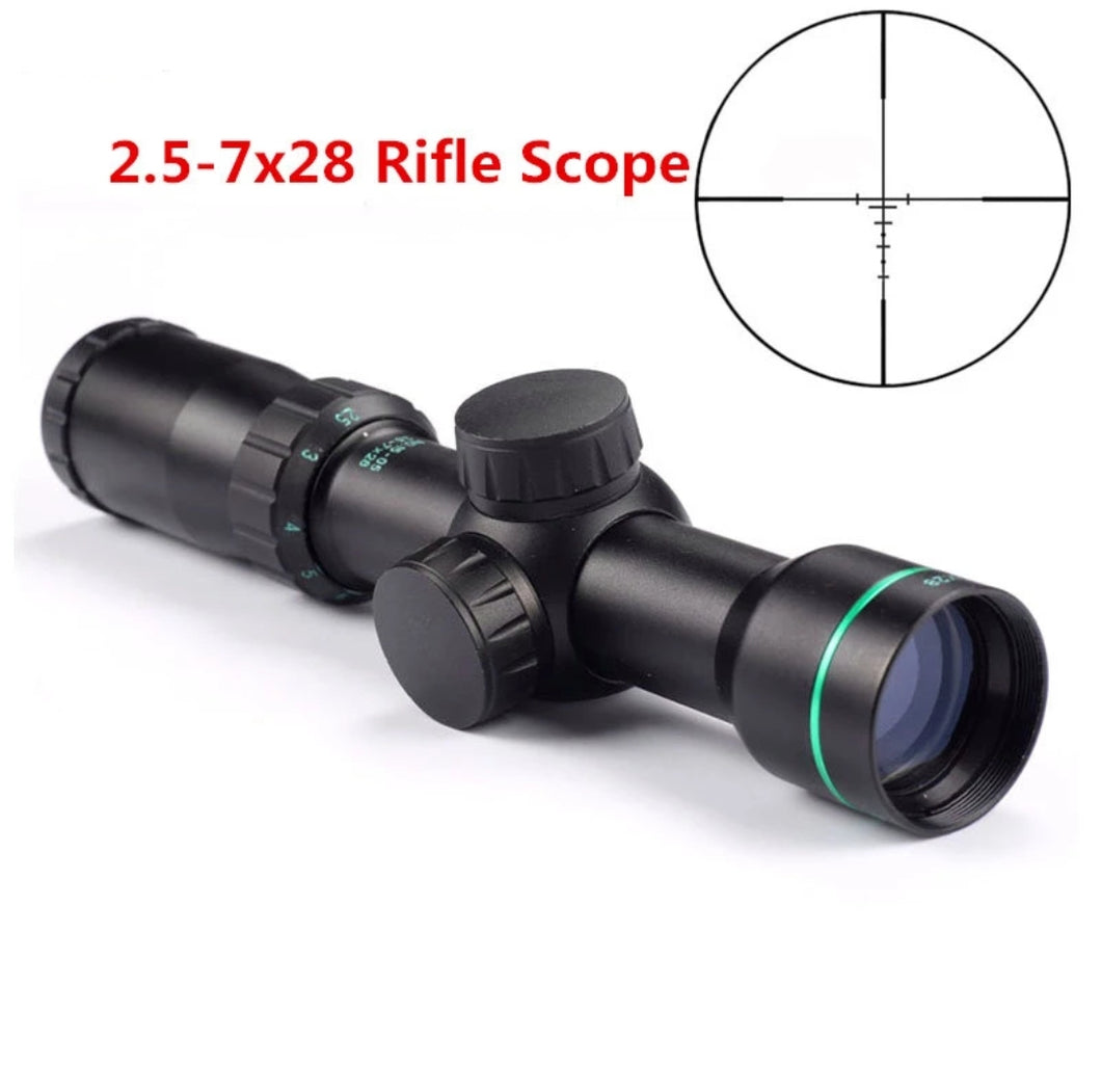 Tactical Scope 2.5-7x28 Riflescope