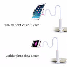 360 Degree Flexible Cell/Tablet Holder Desktop/Bed Bracket