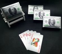 Waterproof Gold/Silver Cash Poker Playing Cards