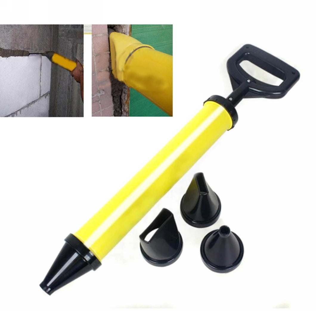 Stainless Steel Caulking Gun With 4 Nozzle For Cement