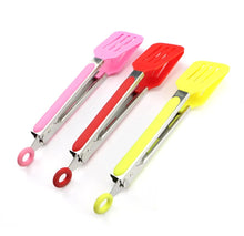 Silicone Kitchen Double Sided Spatula Tongs