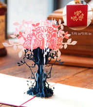 3D Handmade Valentines Day Lover Flowerpot Pop Up Card