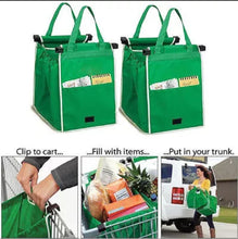 Eco-friendly Reusable Supermarket Mesh Bottom Bags 4pcs/set