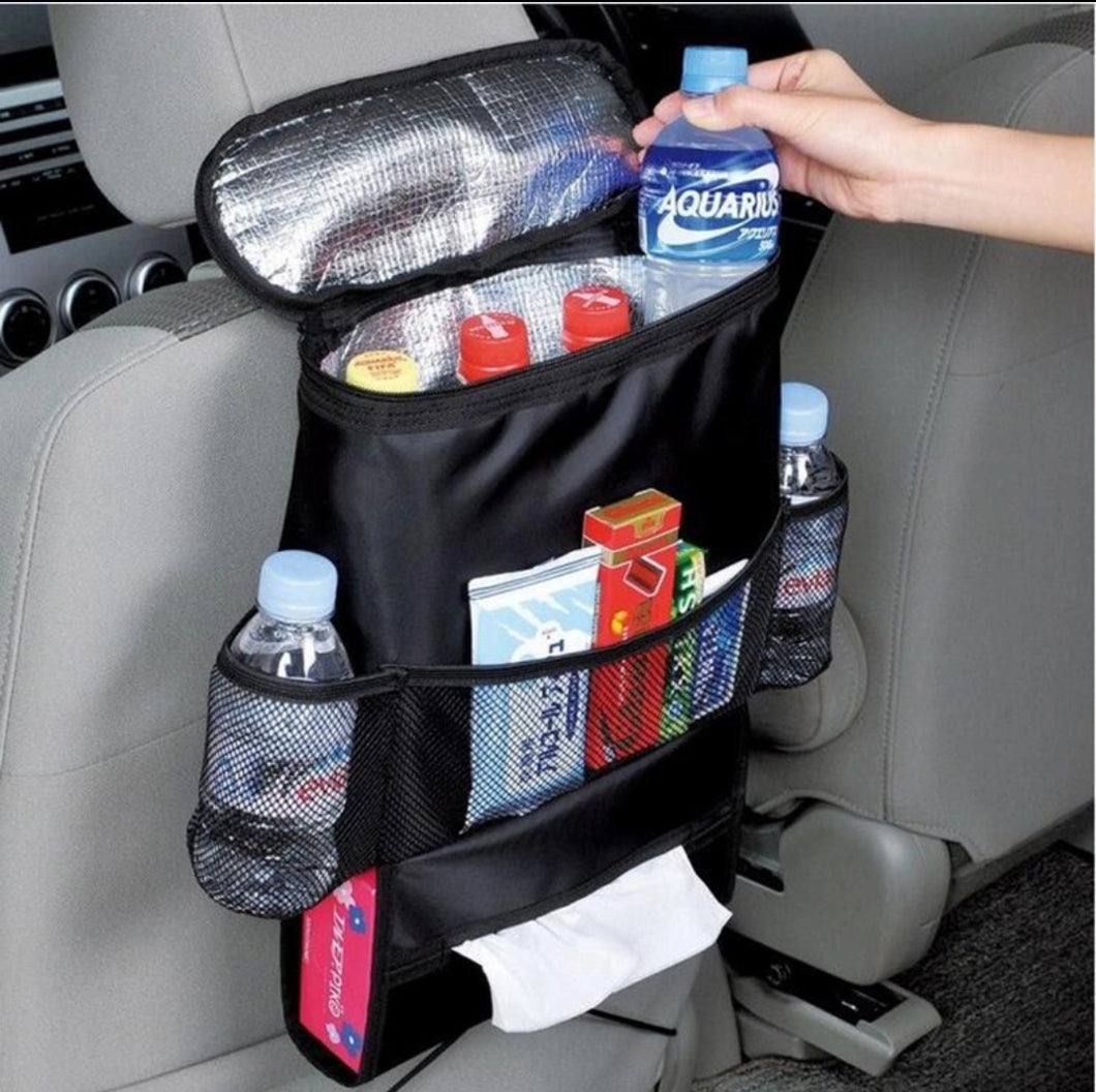 Universal Car Seat Back Bag Organizer Insulated Cooler
