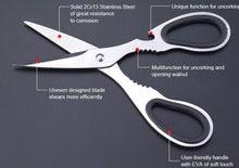 7.3'' Multifunctional Stainless Steel Kitchen Scissors