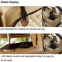 Waterproof Luxury Quilted 2-way Pet Front Seat Cover-900D Nylon