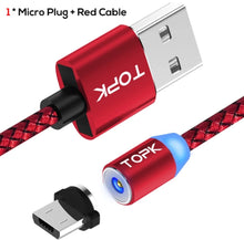 LED Magnetic Micro USB Cable Upgraded Reflective Nylon