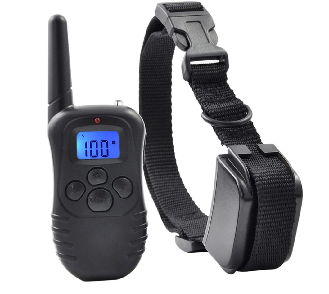 300M Remote Electric Shock Dog Training Collar With LCD Display