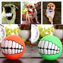 3 Pack Funny Pet Teeth Sqeaky Ball