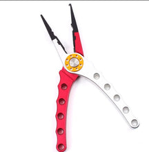 7.9'' Aluminum Fishing Plier Scissors Hook Remover Fish Line Cutter Tackle Sheath