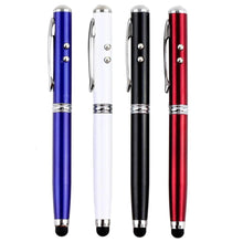 4 in 1 Laser Pointer LED Torch Touch Screen Stylus Ball Pen