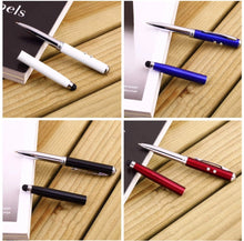4 in 1 Laser Pointer LED Torch Touch Screen Stylus Ball Pen