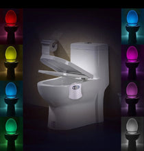 8 Color Setting Led Toilet Night light w/Auto Motion Sensor