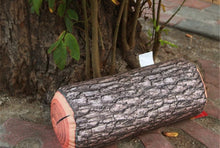 Tree Stump Wood Texture Throw Pillow