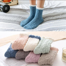 5 pairs Women's Winter Warm Cozy Fuzzy Fleece Slipper Socks